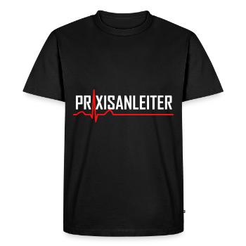 ambulancier d’urgence chef de cabinet - T-shirt Premium bio Homme - noir - Devant - Nico (187cm)