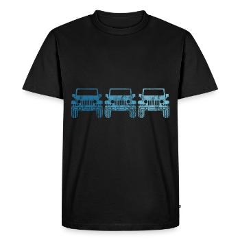 Véhicule tout-terrain Offroad 4wd AWD 4x4 4wheeler cadeau - T-shirt Premium bio Homme - noir - Devant - Nico (187cm)