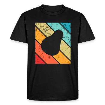 Avocat Vegan Lover Retro Veggie Diet Idée cadeau - T-shirt Premium bio Homme - noir - Devant - Nico (187cm)