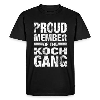 Koch Stolz Team Family Gift - Men's Premium Organic T-Shirt - black - Front - Nico (187cm)