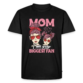 Proud Mom Love Daughter Lunettes de soleil Bandeau - T-shirt Premium bio Homme - noir - Devant - Nico (187cm)