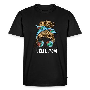 Turtle Mom Wife Sunglasses Headband - Men's Premium Organic T-Shirt - black - Front - Nico (187cm)