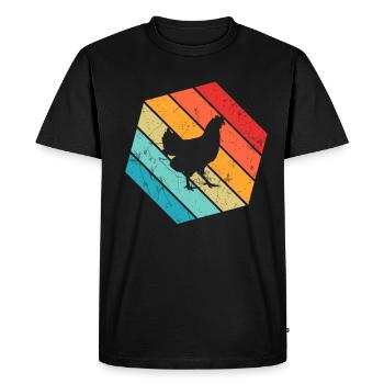 Cadeau de producteur de pommes de terre rétro en purée de pommes de terre - T-shirt Premium bio Homme - noir - Devant - Nico (187cm)