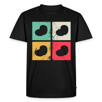 Cadeau de producteur de pommes de terre rétro en purée de pommes de terre - T-shirt Premium bio Homme - noir - Devant - Nico (187cm)