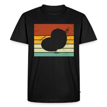 Cadeau de producteur de pommes de terre rétro en purée de pommes de terre - T-shirt Premium bio Homme - noir - Devant - Nico (187cm)