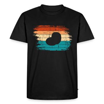 Cadeau de producteur de pommes de terre rétro en purée de pommes de terre - T-shirt Premium bio Homme - noir - Devant - Nico (187cm)