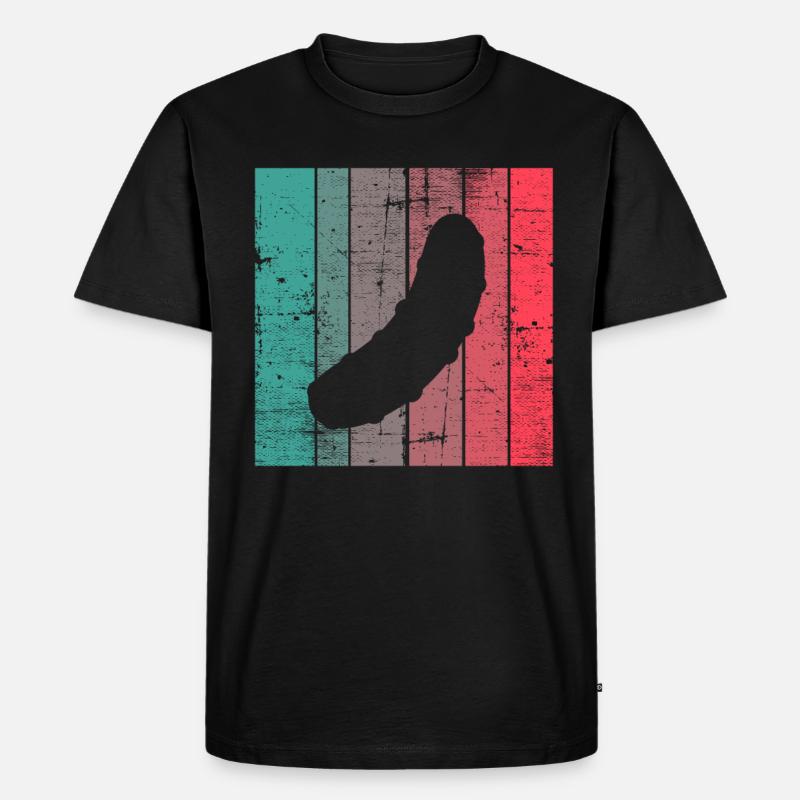 Gurke Gewürzgurke Kukumer Retro Geschenk - Männer Premium Bio T-Shirt - Schwarz