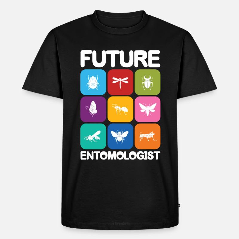 Future Entomologist - Männer Premium Bio T-Shirt - Schwarz