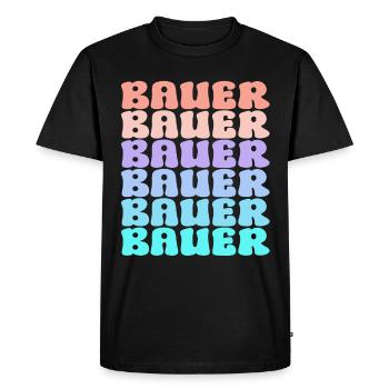 Celebrate Everyday Joy and Inspiration - Bauer Rai - Men's Premium Organic T-Shirt - black - Front - Nico (187cm)