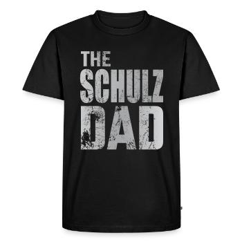 Le père Schulz pour les pères Famille Hommes Fête des pères - T-shirt Premium bio Homme - noir - Devant - Nico (187cm)