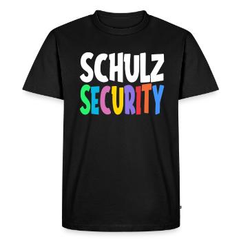 Membre du groupe de la famille Schulz Security - T-shirt Premium bio Homme - noir - Devant - Nico (187cm)
