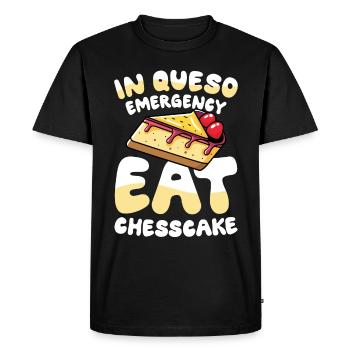 It Is Definitely Apple Pies Before All The Guys - Men's Premium Organic T-Shirt - black - Front - Nico (187cm)