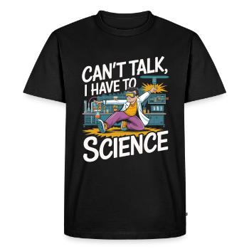 Science Laboratory Technician Technicus - Men's Premium Organic T-Shirt - black - Front - Nico (187cm)