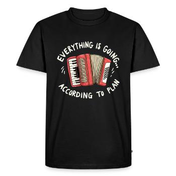 Accordion Musicians Experience passion with the - Men's Premium Organic T-Shirt - black - Front - Nico (187cm)