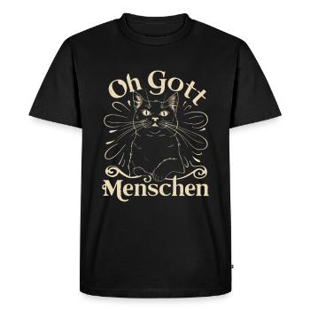 Oh mon Dieu, les gens disent que pour - T-shirt Premium bio Homme - noir - Devant - Nico (187cm)