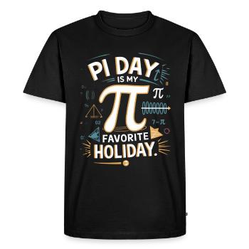 Pi Day est mon jour préféré – Pi Day fans et - T-shirt Premium bio Homme - noir - Devant - Nico (187cm)