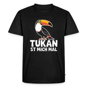 Toucan St Me Times, Toucan, Oiseau Exotique, - T-shirt Premium bio Homme - noir - Devant - Nico (187cm)