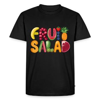 Un plaisir fruité avec des vitamines pour tous les jours - T-shirt Premium bio Homme - noir - Devant - Nico (187cm)