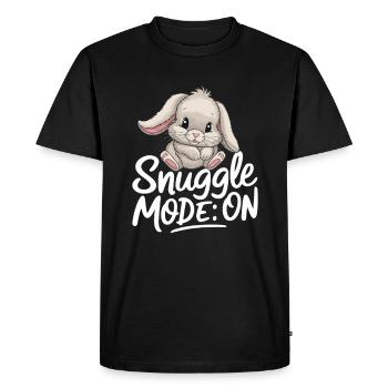 Cuddle Alarm : Mode câlin sur Cute - T-shirt Premium bio Homme - noir - Devant - Nico (187cm)