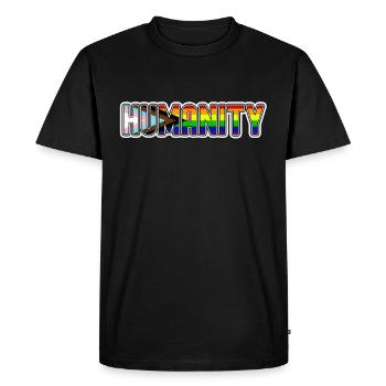 Transgenre - T-shirt Premium bio Homme - noir - Devant - Nico (187cm)