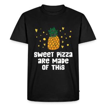 Ananas Hawaii Cadeau Fruit Fruit Ananas Fruit - T-shirt Premium bio Homme - noir - Devant - Nico (187cm)