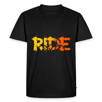 Ride Pedelec E-Bike - Men's Premium Organic T-Shirt - black - Front - Nico (187cm)