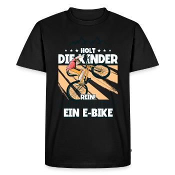 I now have an E-Bike Pedelec E-Bike - Men's Premium Organic T-Shirt - black - Front - Nico (187cm)