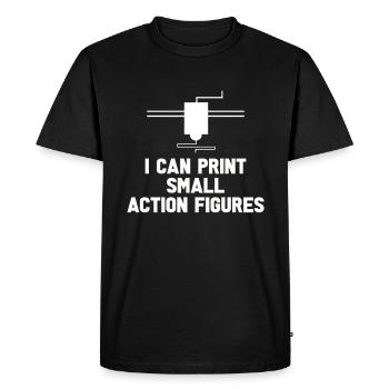 Cadeau d’imprimante 3D pour nerd Hobby Printing Machine - T-shirt Premium bio Homme - noir - Devant - Nico (187cm)