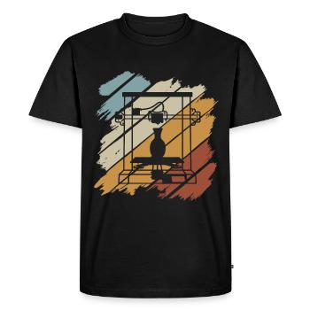 Imprimante 3D Machine d’impression Technologie Technologie Hobby - T-shirt Premium bio Homme - noir - Devant - Nico (187cm)