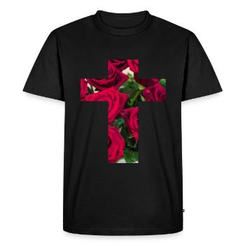 Christianisme - T-shirt Premium bio Homme - noir - Devant - Nico (187cm)