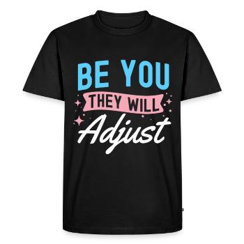 Trans Transgenre Transsexuel Cadeau Queer - T-shirt Premium bio Homme - noir - Devant - Nico (187cm)