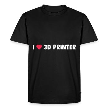 3d Printer Gift for Nerd Hobby Printing Machine - Men's Premium Organic T-Shirt - black - Front - Nico (187cm)