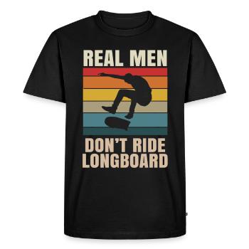 Skateboard Kickflip Gift Longboard Sk8er Sk8 - Men's Premium Organic T-Shirt - black - Front - Nico (187cm)