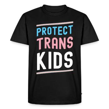 Trans Transgenre Transsexuel Cadeau Queer - T-shirt Premium bio Homme - noir - Devant - Nico (187cm)
