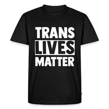 Trans Transgenre Transsexuel Cadeau Queer - T-shirt Premium bio Homme - noir - Devant - Nico (187cm)