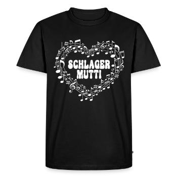 Schlagerparty Schlager Mutti - T-shirt Premium bio Homme - noir - Devant - Nico (187cm)