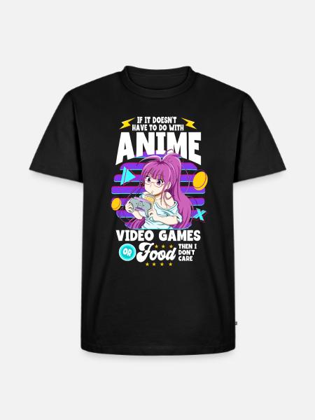 Anime Saying Weeb Otaku - Men's Premium Organic T-Shirt - black