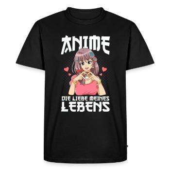Anime disant Weeb Otaku - T-shirt Premium bio Homme - noir - Devant - Nico (187cm)