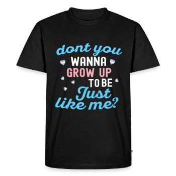 Transgenre Tshirt Transsexual Pride - T-shirt Premium bio Homme - noir - Devant - Nico (187cm)