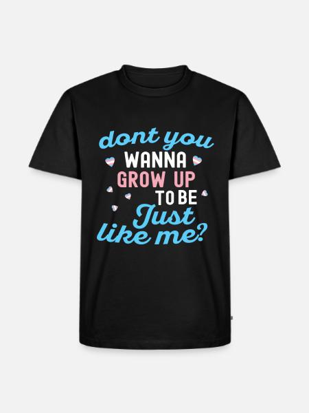 Transgender Tshirt Transsexual Pride - Men's Premium Organic T-Shirt - black
