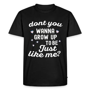 Trans Transgenre Transsexuel Cadeau Queer - T-shirt Premium bio Homme - noir - Devant - Nico (187cm)