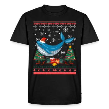 Alaska Gift Kids Men Women USA Nature Ice Cream - Men's Premium Organic T-Shirt - black - Front - Nico (187cm)