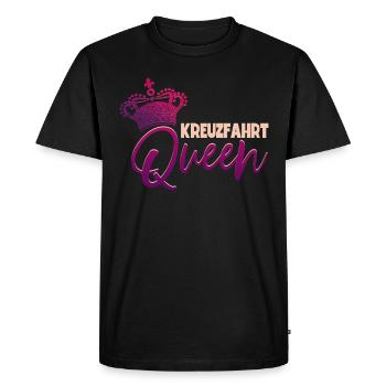 Filles Femmes Croisière - T-shirt Premium bio Homme - noir - Devant - Nico (187cm)