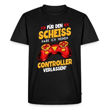 Zocken Gaming - Men's Premium Organic T-Shirt - black - Front - Nico (187cm)