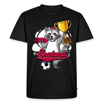 Angleterre Football - T-shirt Premium bio Homme - noir - Devant - Nico (187cm)