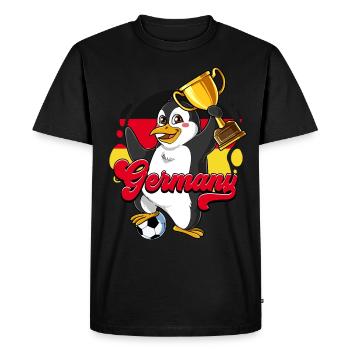 Allemagne Football - T-shirt Premium bio Homme - noir - Devant - Nico (187cm)
