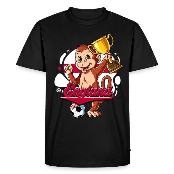 Angleterre Football - T-shirt Premium bio Homme - noir - Devant - Nico (187cm)