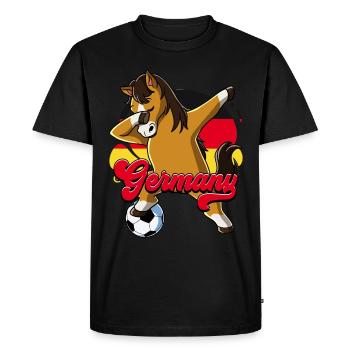 Allemagne Football - T-shirt Premium bio Homme - noir - Devant - Nico (187cm)