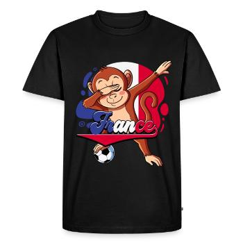 France Football - T-shirt Premium bio Homme - noir - Devant - Nico (187cm)