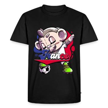 France Football - T-shirt Premium bio Homme - noir - Devant - Nico (187cm)